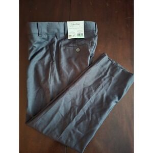 Calvin Klein Kids Modern Fit Suit Separates Pants Charcoal Gray Size 8 Regular